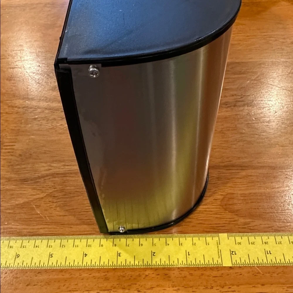 Simple human Stainless Steel Plastic Bag Holder. Wall hanging.